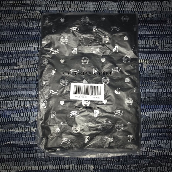 🖤VS-PINK💗Signature Tote Bag💕Black/S.Foil Logo💖 - Picture 4 of 8